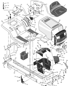 Part Location Diagram of F-020713L Murray Book, Instruction